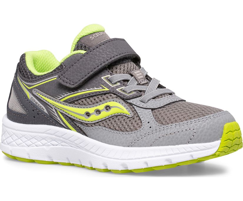 Kids' Saucony Cohesion 14 A/C Sneakers Grey | Singapore 837TCEV